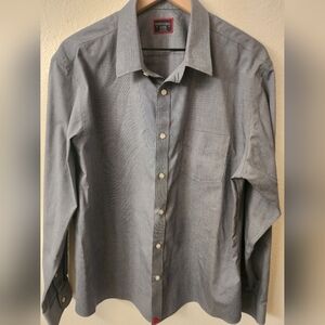 Untuckit Pio Cesare 100% Cotton Mens button down Dress Shirt Sz XL